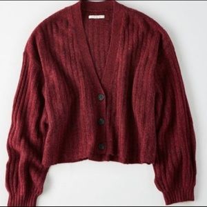 American Eagle Cropped Cardigan